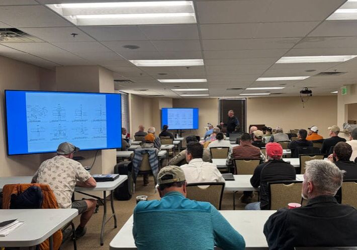 Matt Mitchell, co-founder of ProSet, teaching modular setting in Colorado