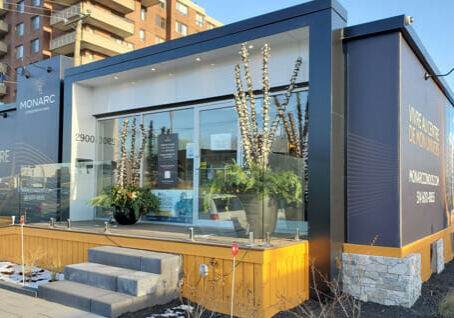 Varejo modular realocável